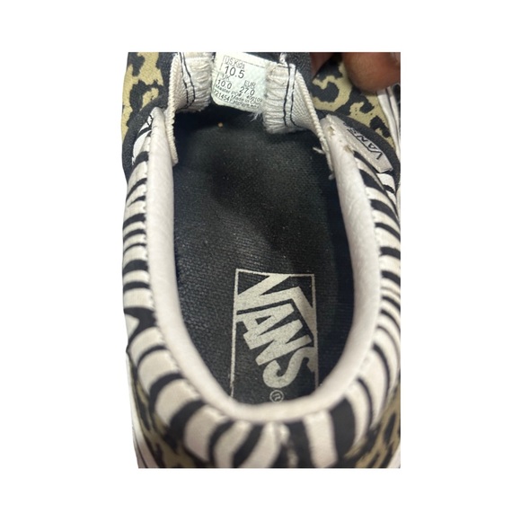 Vans Animal Print Slip-On Shoes - Picture 4 of 4